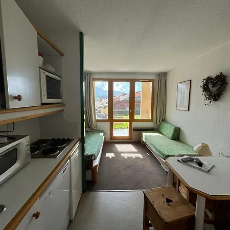 Cosy Avec Balcon, Acces Direct Aux Pistes, Belle Plagne - Fr-1-181-2222 דירה